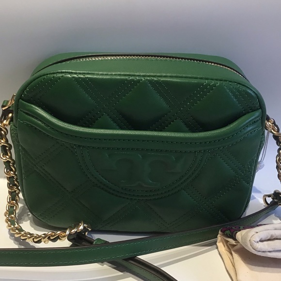 Tory Burch🌼NEW🌼Fleming Camera bag color Arugula - Picture 7 of 11